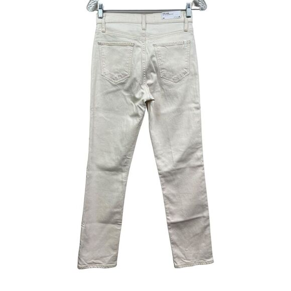 Joe's Jeans Womens The Luna Cigarette Ankle Stretch Hi Rise Pockets Cream Sz 24 - Picture 5 of 7